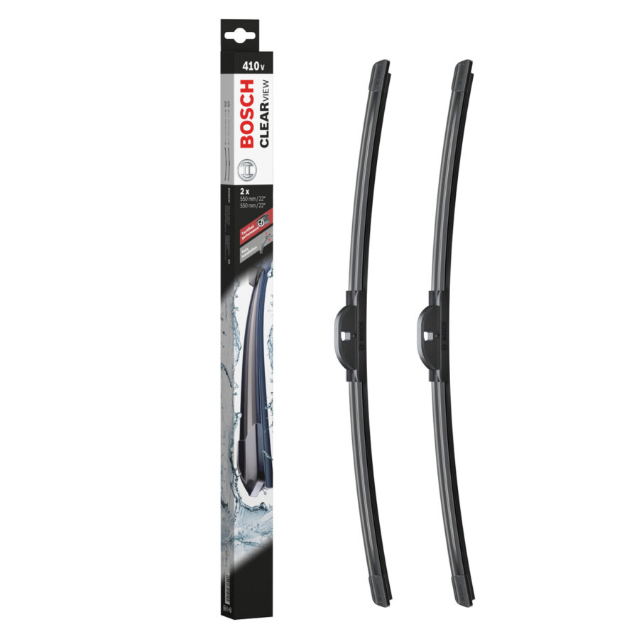 2 Balais D'essuie-glace Bosch Clearview 410v 550/550 Mm