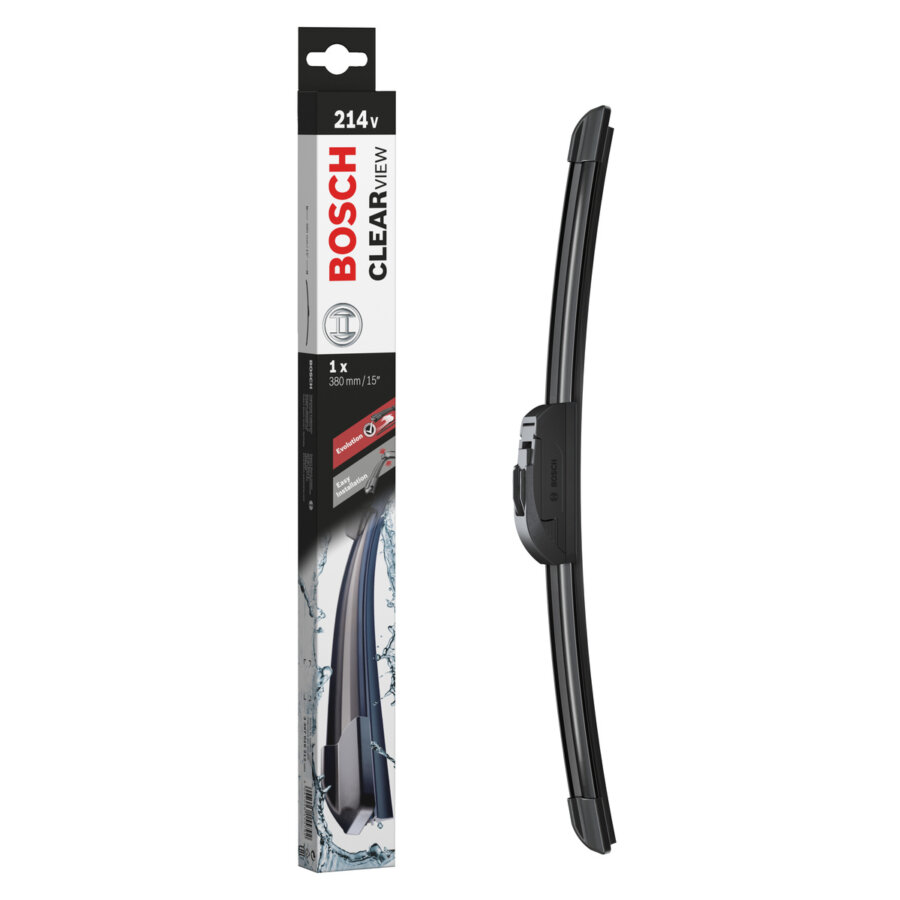 1 Balai D'essuie-glace Bosch Clearview 214v 380 Mm