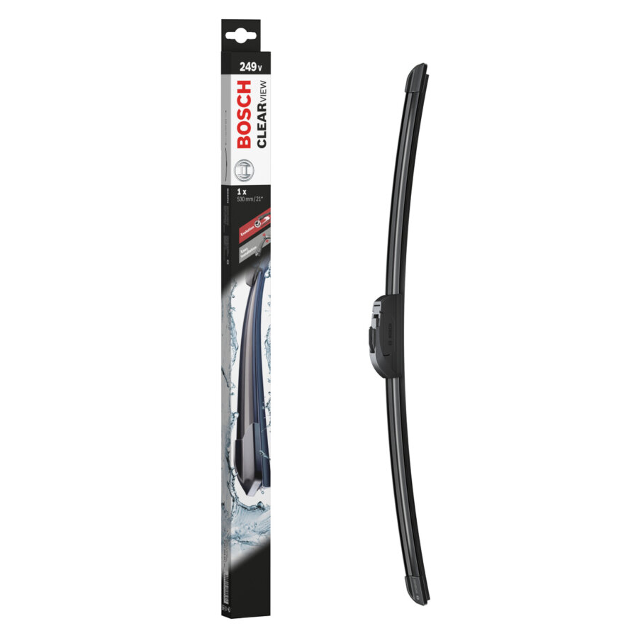 1 Balai D'essuie-glace Bosch Clearview 249v 530 Mm