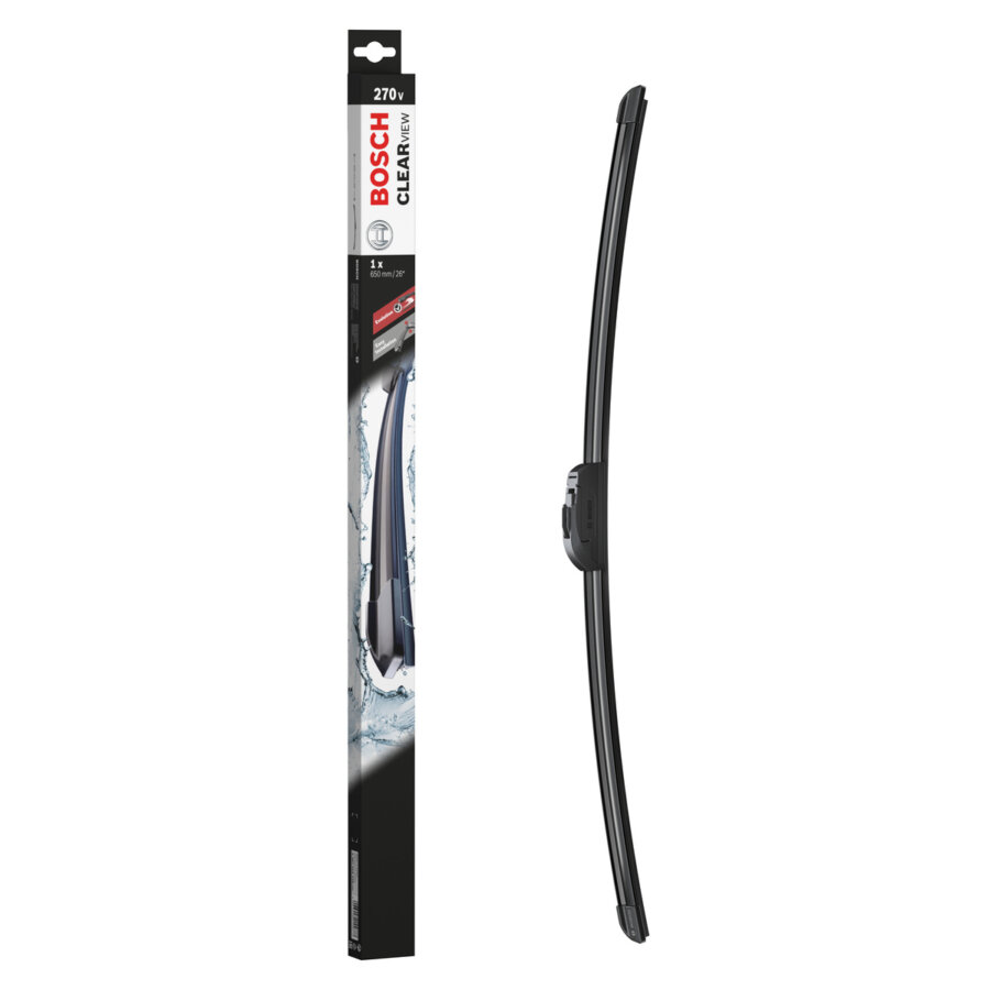 1 Balai D'essuie-glace Bosch Clearview 270v 650 Mm