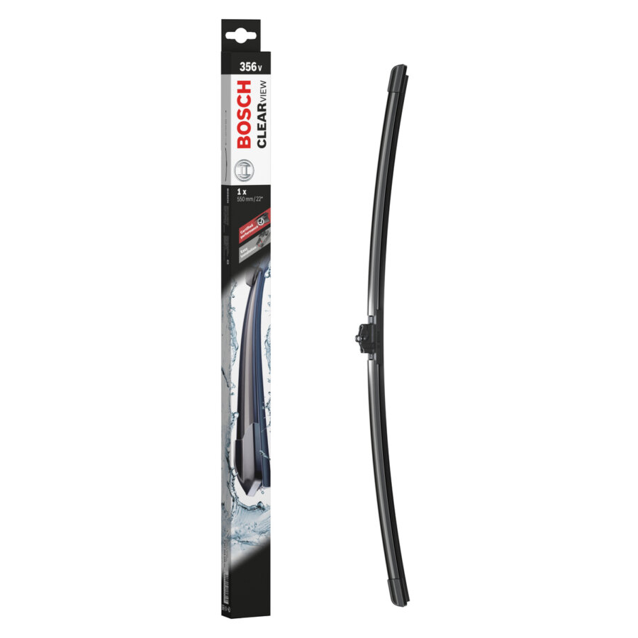 1 Balai D'essuie-glace Bosch Clearview 356v 550 Mm
