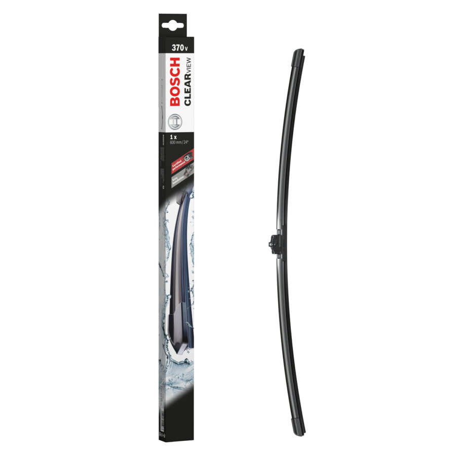 1 Balai D'essuie-glace Bosch Clearview 370v 600 Mm
