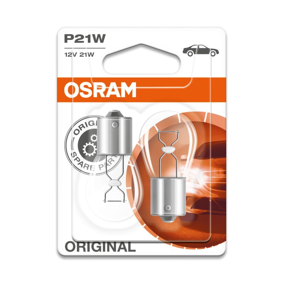 2 Ampoules Osram P21w Original 12v