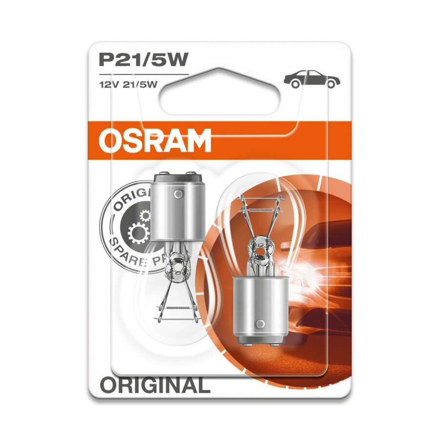 2 Ampoules Osram P21/5w Original 12v