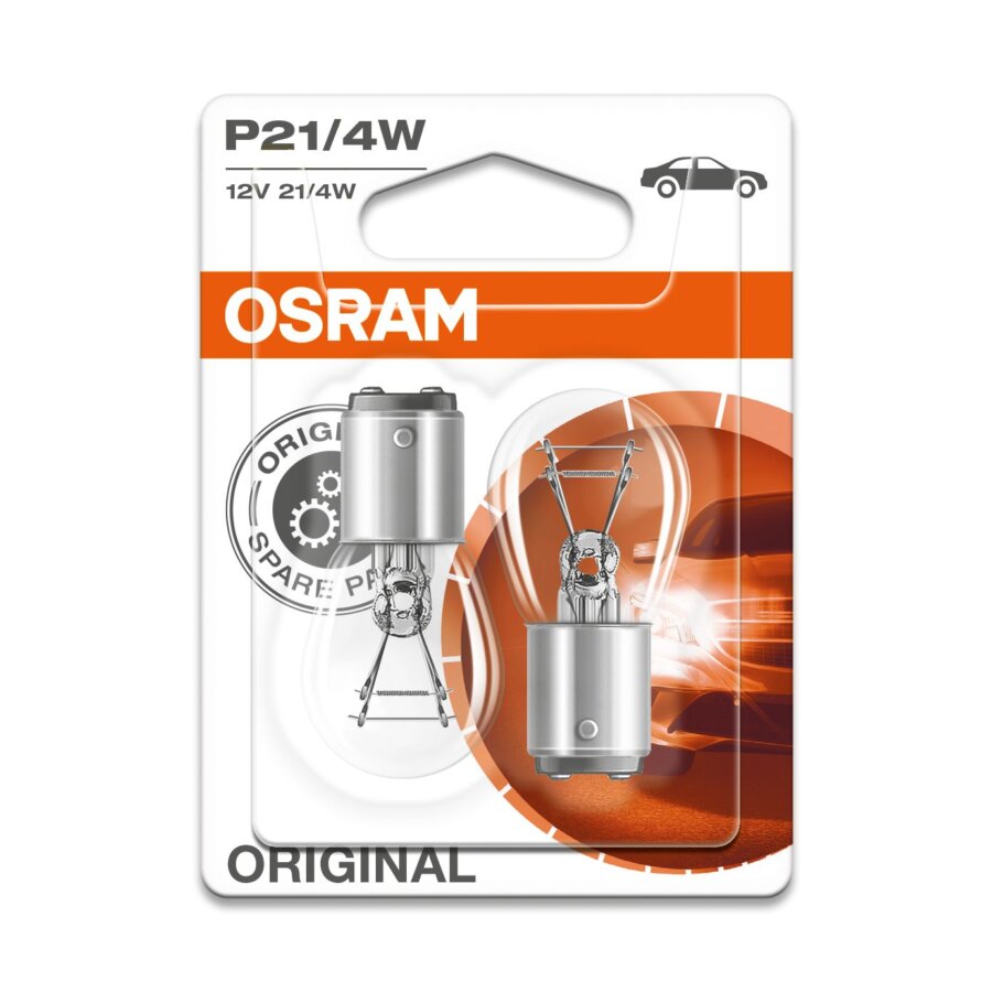 2 Ampoules Osram P21/4w Original 12v