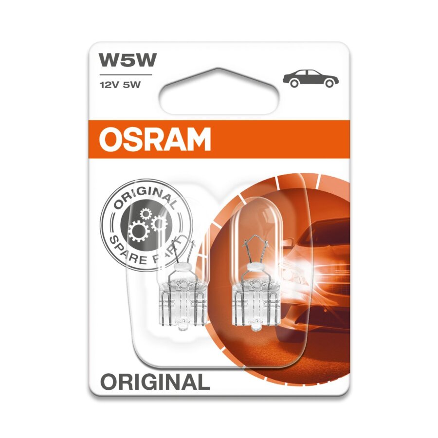 2 Ampoules OSRAM W5W Original 12V - Norauto