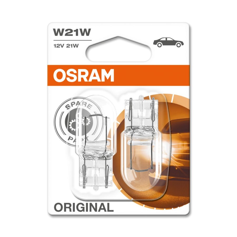2 Ampoules Osram W21w Original 12v