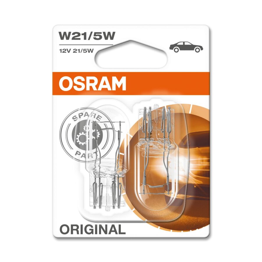 2 Ampoules OSRAM W21W/5W Original 12V - Norauto
