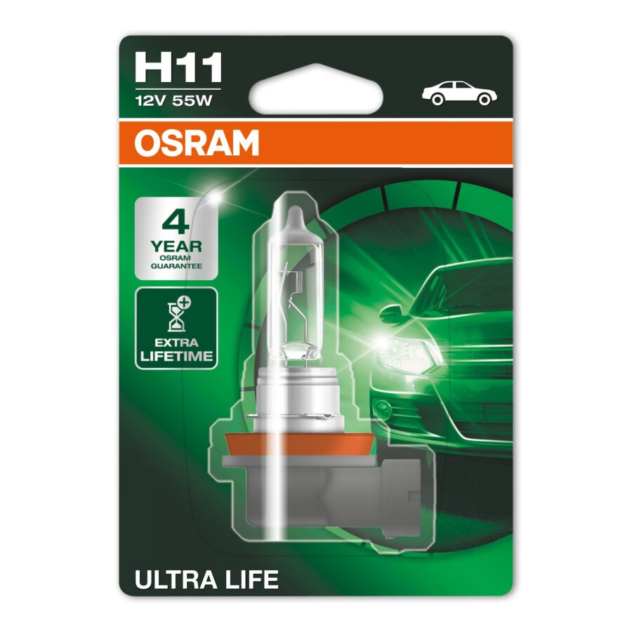 1 Ampoule Osram Ultra Life H11 12v 55w