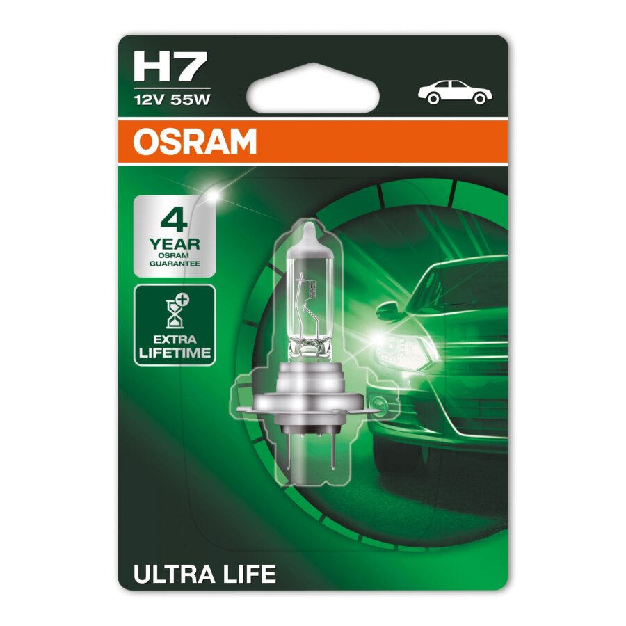 1 Ampoule Osram H7 Ultralife 12v