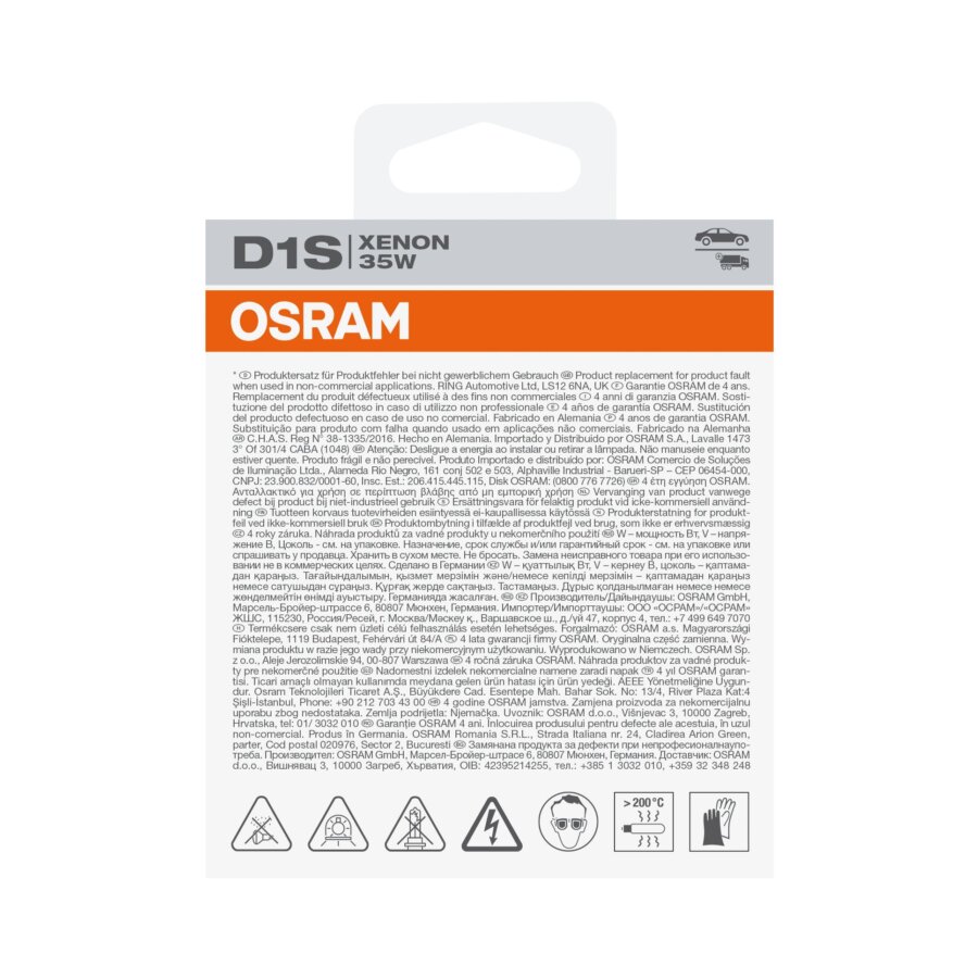 1 Ampoule Osram D1s Xenarc® Original