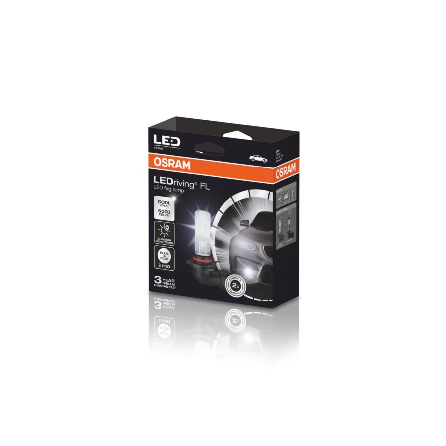 2 Ampoules H10 Osram Ledriving Fl Cool White