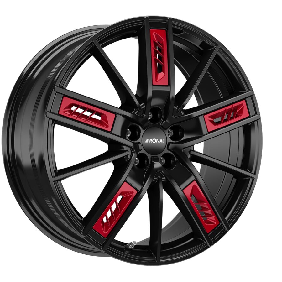 Jante Alu Ronal R67 Red Right 8.5x20 5x108 Et40 Jetblack