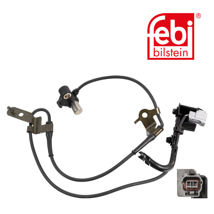 Capteur ABS FEBI BILSTEIN Arrière Gauche - Référence 174559, Compatible Renault Kangoo I Et Express