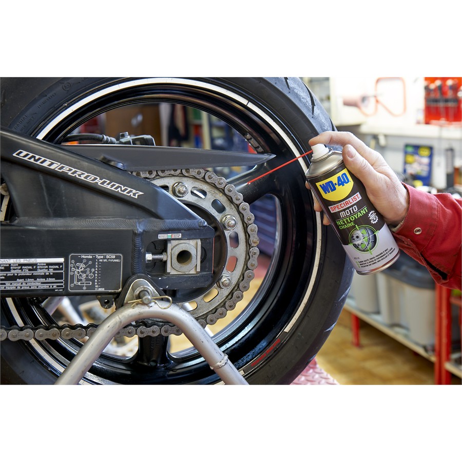 Nettoyant Dégraissant Chaîne Moto MICHELIN 400ml - Pour Moto, Scooter, Quad