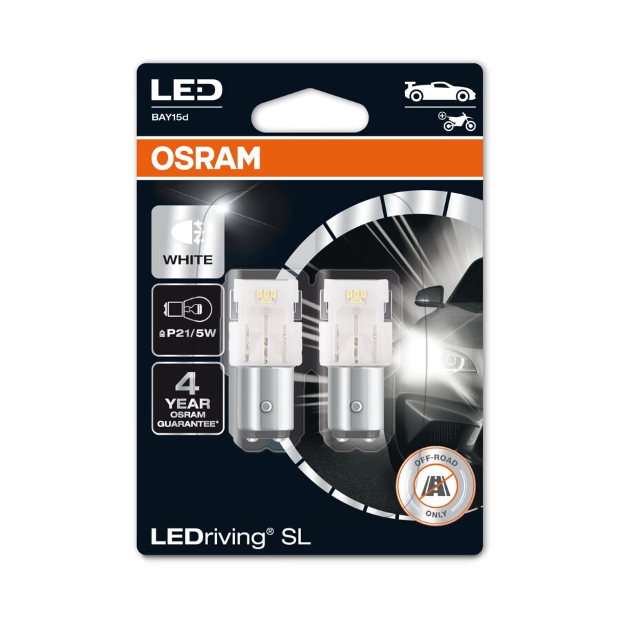 2 Ampoules Led Osram P21/5w Cool White Ledriving® 6000 12v