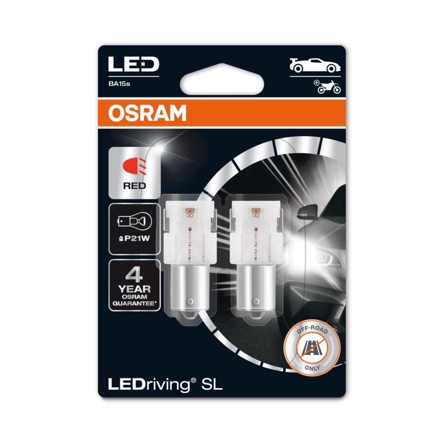 2 Ampoules Osram Ledriving P21w 12v 1,4w