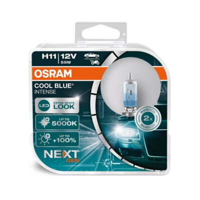 2 ampoules LED OSRAM H11 5200LM 40W