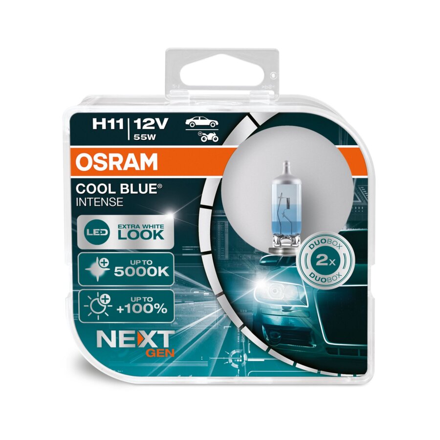 2 Ampoules OSRAM H11 Cool Blue® Intense NextGeneration 12V - Norauto