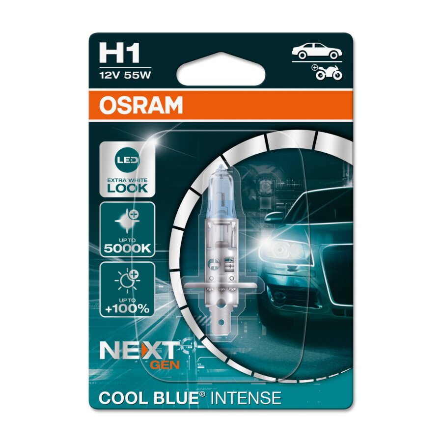 1 Ampoule OSRAM H1 Cool Blue® Intense NextGeneration 12V - Norauto
