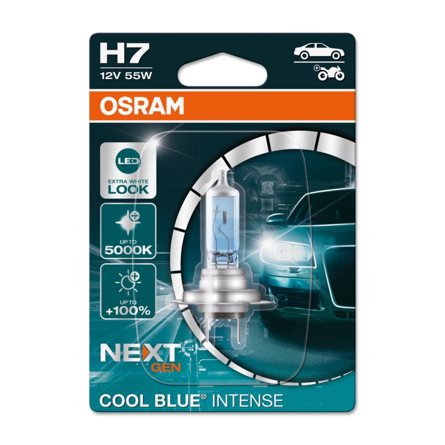 1 Ampoule Osram H7 Cool Blue® Intense Nextgeneration 12v