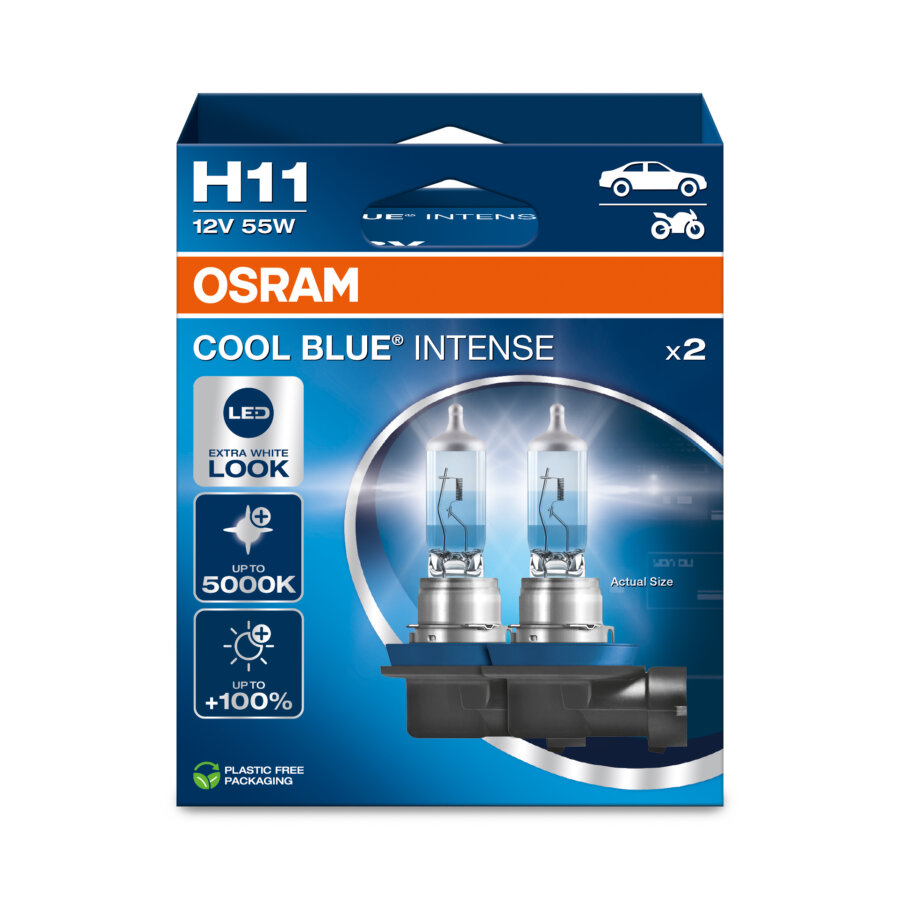 2 Ampoules H11 Osram Cool Blue Intense