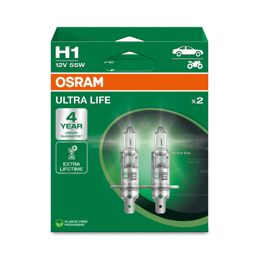 2 Ampoule H1 Osram Ultra Life