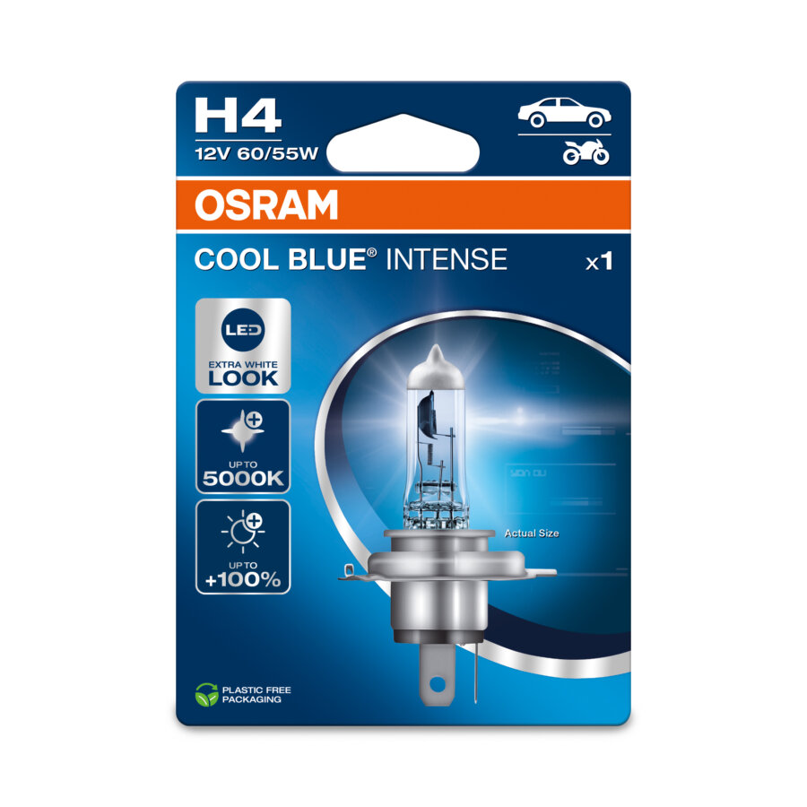 1 Ampoule H4 Osram Cool Blue Intense