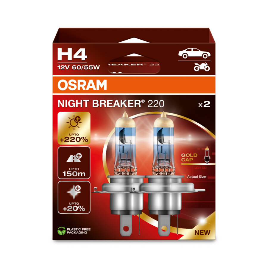 Osram Night Breaker +220%, ampoule H4 voiture 2026