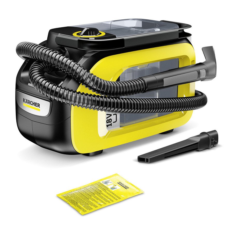 Aspirateur sans fil Kärcher SE 3-18 Compact 184W 12min Sans sac 1,7L Accessoires