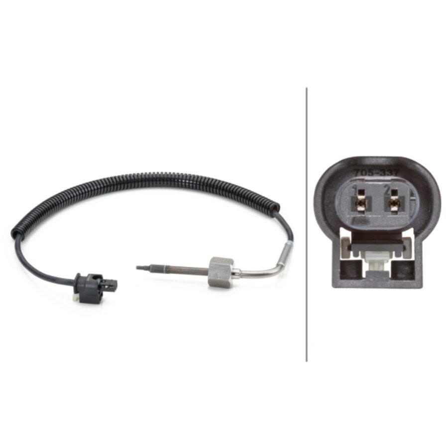 Capteur De Température Des Gaz D'échappement Hella 6pt 014 494-131