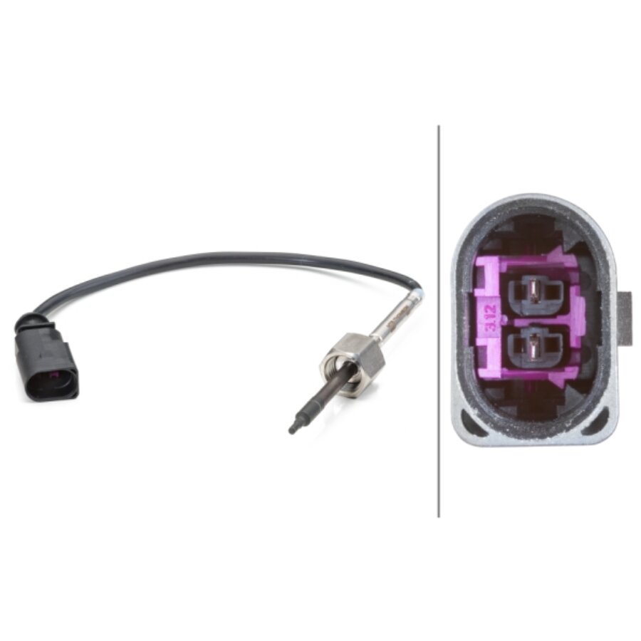 Capteur De Température Des Gaz D'échappement Hella 6pt 014 494-161