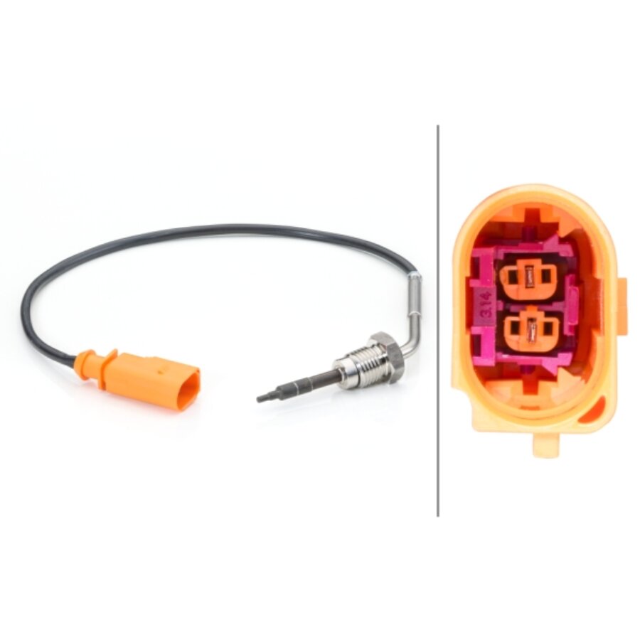 Capteur De Température Des Gaz D'échappement Hella 6pt 014 494-181