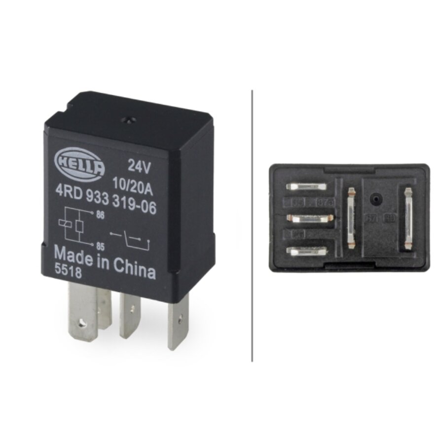 4RA 933 766-111 HELLA Relé, corriente de trabajo 4polos | AUTODOC precio y opiniones