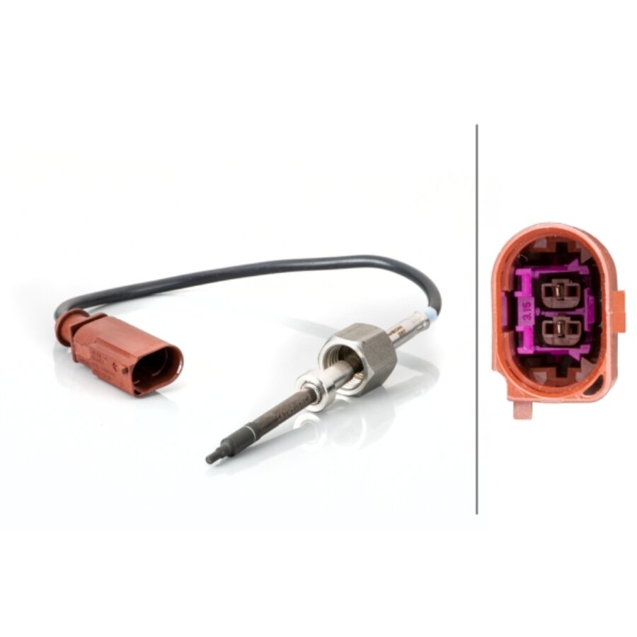 Capteur De Température Des Gaz D'échappement Hella 6pt 014 495-051