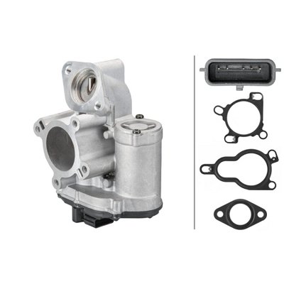 Vanne EGR HELLA 6NU 014 865-581 - 12V Pneumatique-Électrique 3 Broches + Joints Pour Ford