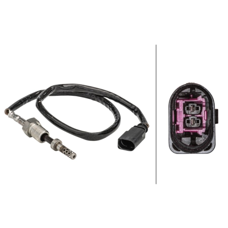 Capteur De Température Des Gaz D'échappement Hella 6pt 358 181-141