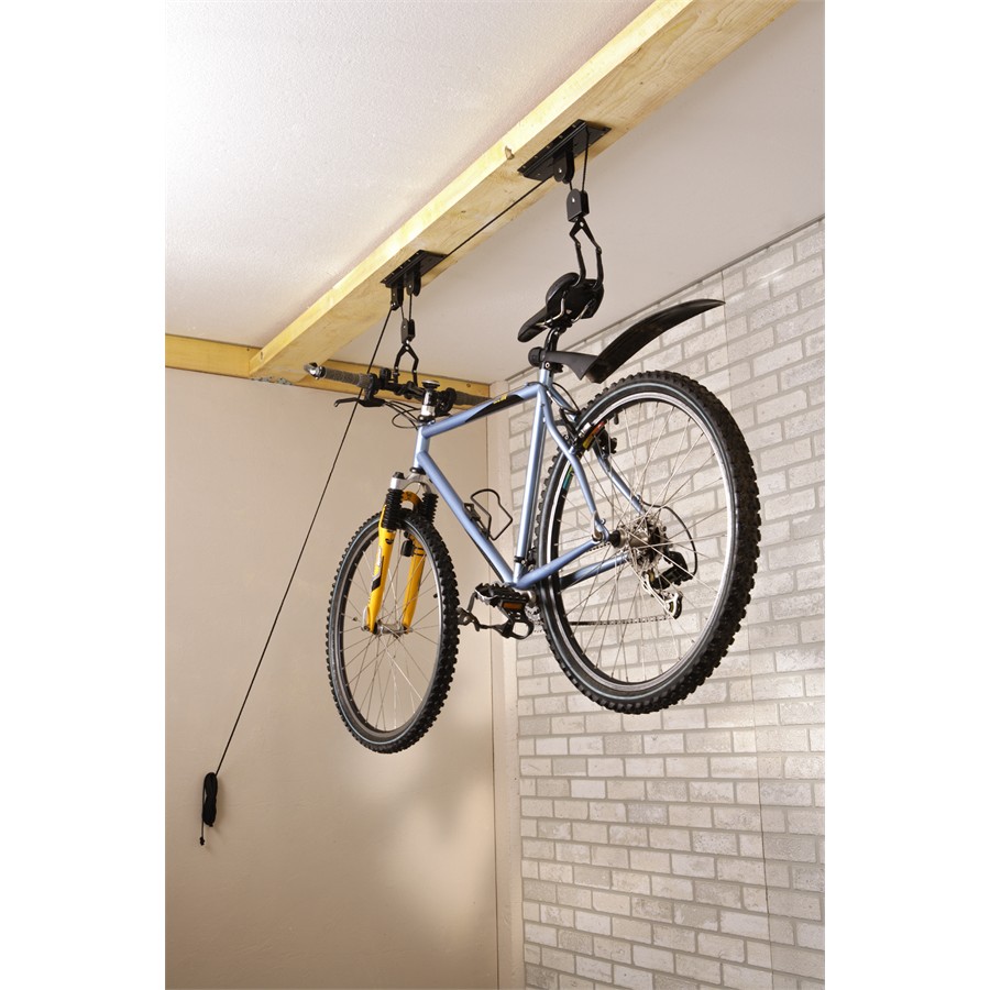 Rangement 6 vélos pour garage à suspendre au mur - Mottez B138C