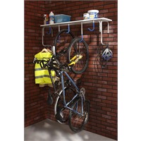 Porte-vélo mural pliable crochet Charge à 50 Kg Range-vélo garage cave 2  vélos
