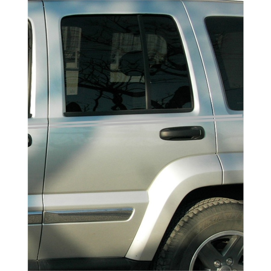 1 Double Filet Autocollant Transférable Argent Cadox 10 M