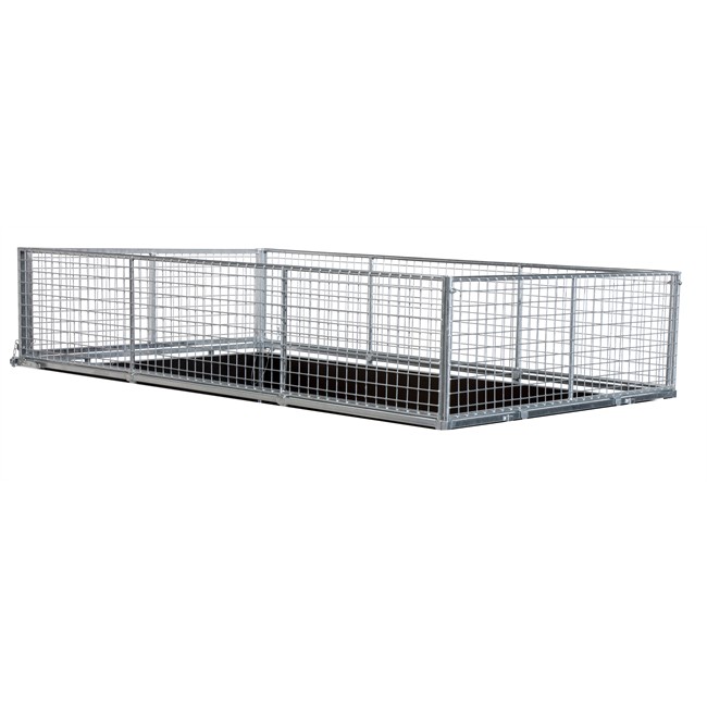 4 Rehausses Grillagées Pour Remorque Ddb Trigano 2 Essieux