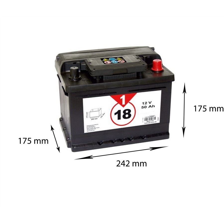 Batterie auto H4/L1 12V 52ah/470A Varta C22, batterie de démarrage