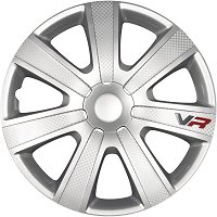 Enjoliveur Universel 16" Noir Et Blanc NRM Drift - Diamètre 40,6 Cm - Montage Par Pression