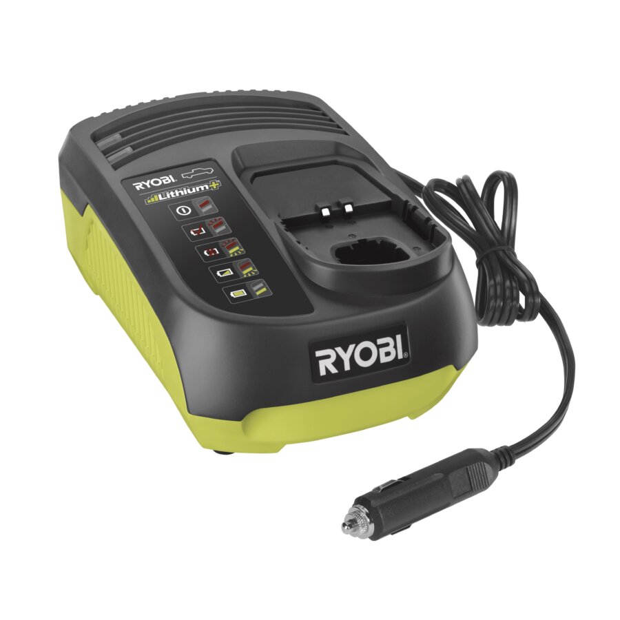 Chargeur Allume-cigares 12v Ryobi 1,8 A Pour Batterie One+ Rc-18118c