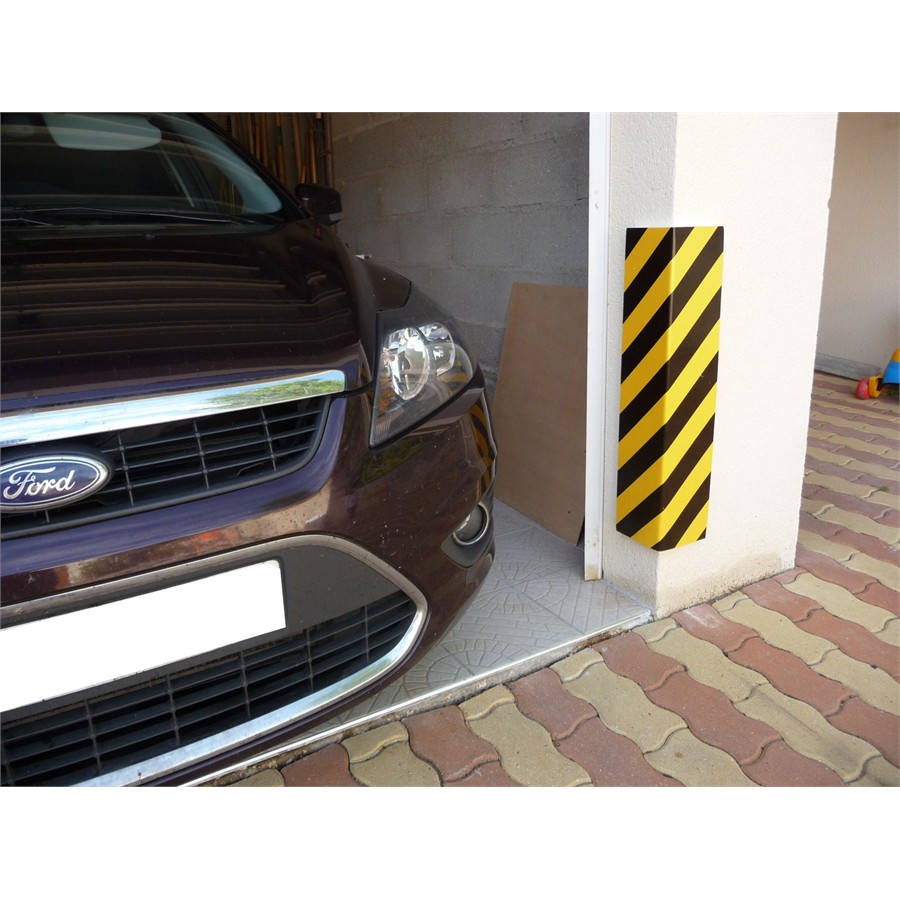 1 Mousse De Protection D'angle Noir Et Jaune Pour Voiture 73 Cm Viso Pu7325nj