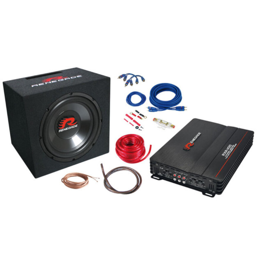 Kit Caisson + Ampli + Connectique Renegade Rxv1200 Et Rxa1100