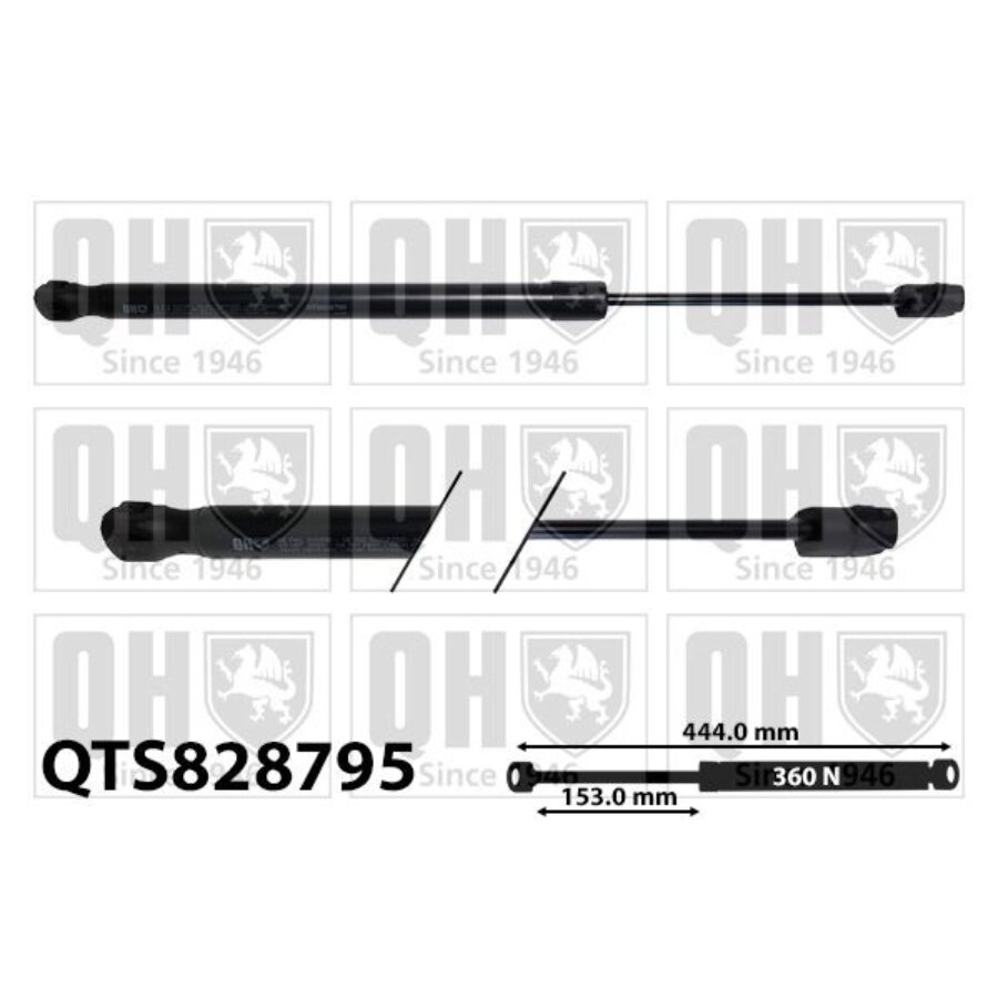 Vérin De Capot Quinton Hazell Qts828795