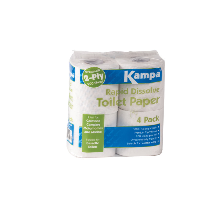 Pack De 4 Rouleaux Papier Toilette Kampa