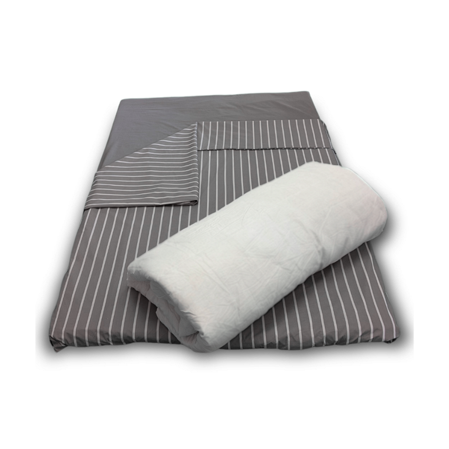 Couchage Roofvan 120 Confort Pour Toit Relevable - Rayé Gris (120x190x4)
