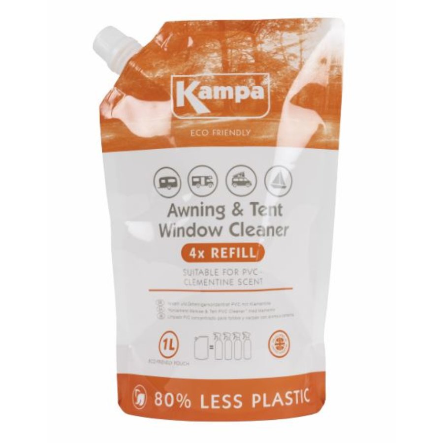 Nettoyant Fenêtres Pvc Pour Tentes Et Auvents Format Ecopack 1l Kampa